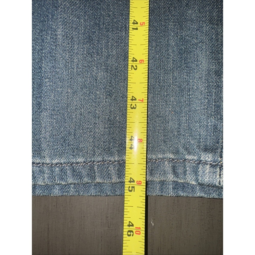 Marc Ecko Cut and Sew Boot Cut Jeans Mens Size 42x34 Blue Denim Mid Rise NWT - Picture 13 of 16
